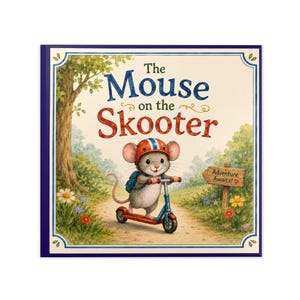 Mouse on the Skooter Book | Children's Picture Story, Kids Chapter Book