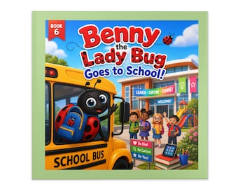 Ladybug Goes School Book | Kids Picture Story, Book 6, Benny Ladybug goes to school