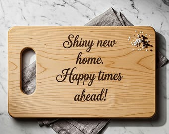 New HomeWooden Cutting Board | Engraved
