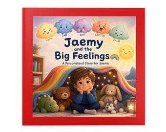 Big Feelings children's hardcover photo book | personalized kids book, emotions