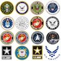 US Military Logos Bundle | Logos SVG, PNG | Military Emblems for Laser Cutting, Engraving, Printing, Veteran Gifts, Cricut & Glow forge