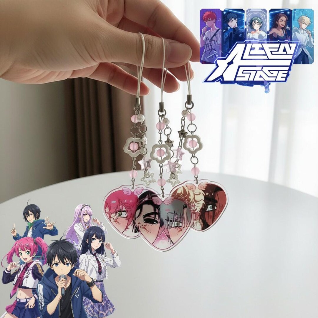 Alien Stage Keychain Limited Ivan Till Mizi Hyuna Sua Luka Phone Chain ...