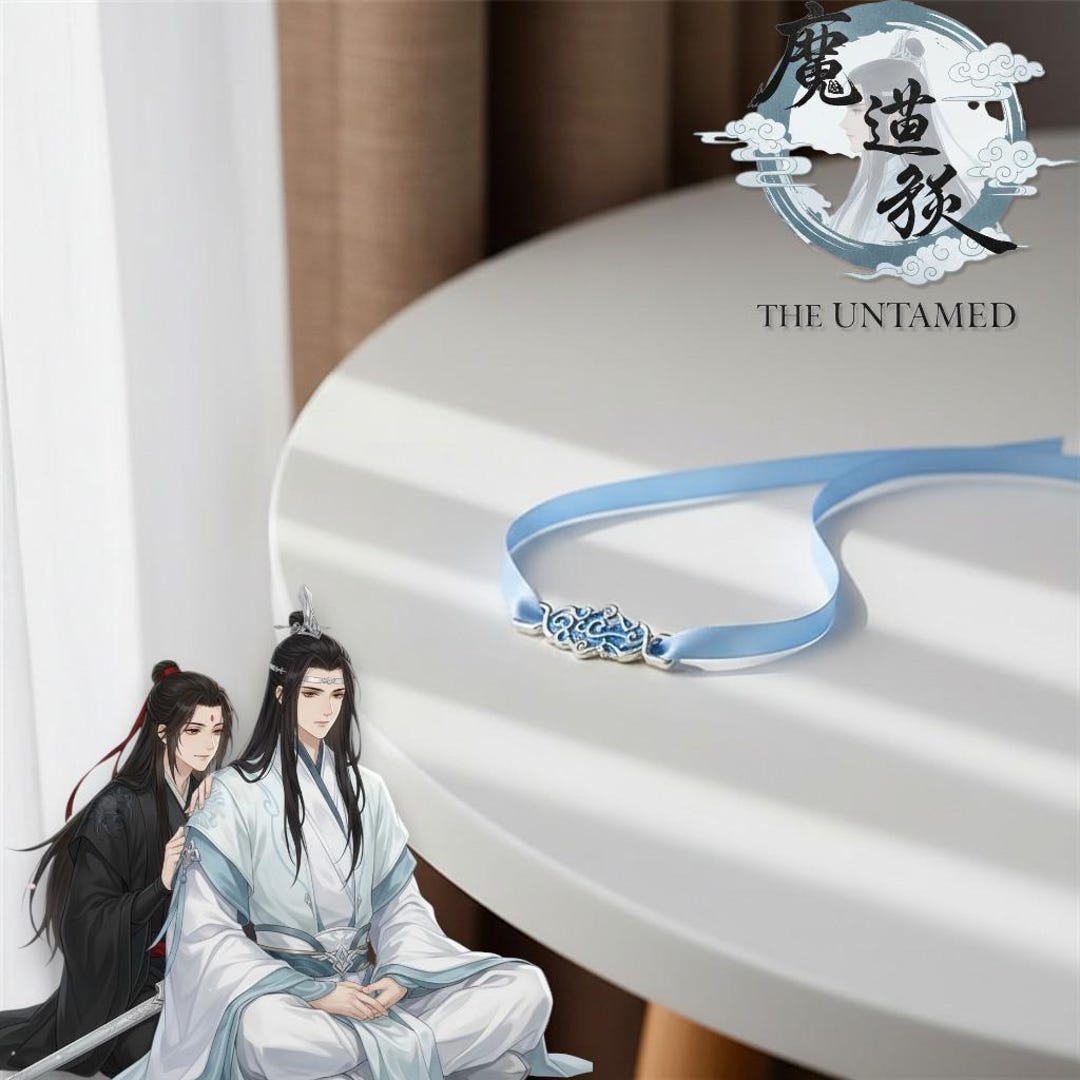 Lan Wangji Headband Bracelet Mo Dao Zu Shi Hair Jewelry, Untamed