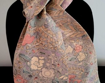 Japanese F090401 Splendid Gorgeous Tsujigahana Homongi Kimono Vintage