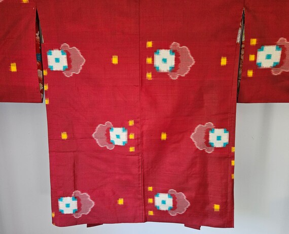 Vintage Japanese Kimono - Meisen Silk Kimono Jack… - image 6