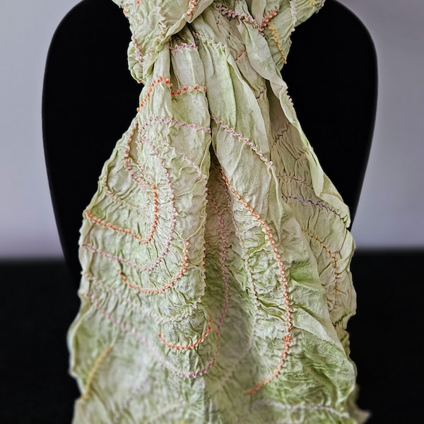 'Sophie' Criss-cross Neck Hand-dyed Shibori Vegan Silk Dress