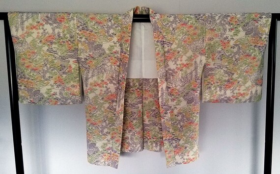 Japanese Silk Kimono Jacket - Silk Kimono Jacket-