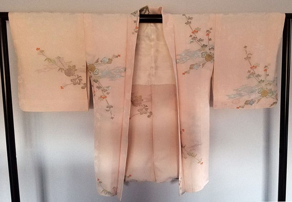 Kimono Coat - Silk Jacquard Kimono Jacket- Haori-