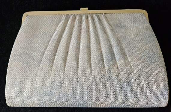 Vintage Japanese Silk Brocade Fabric Hand Bag H11… - image 2