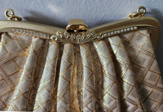 Vintage Japanese Silk Brocade Fabric Hand Bag H11… - image 5