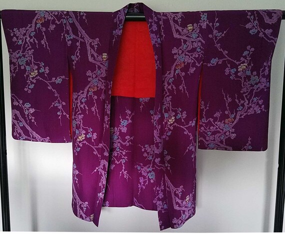 Kimono - Silk Kimono Jacket- Haori- Kimono Jacket