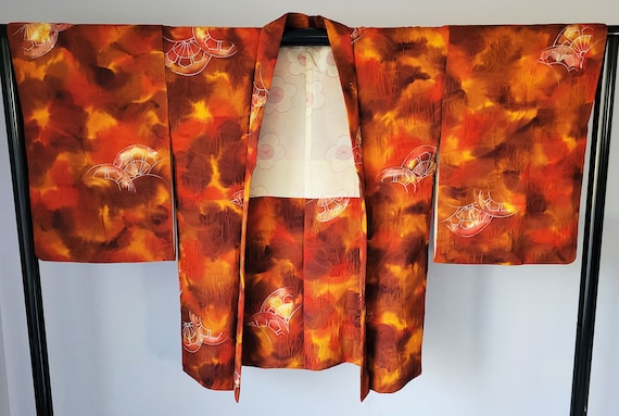 Kimono - Silk Jacquard Kimono Jacket- Haori- Kimon