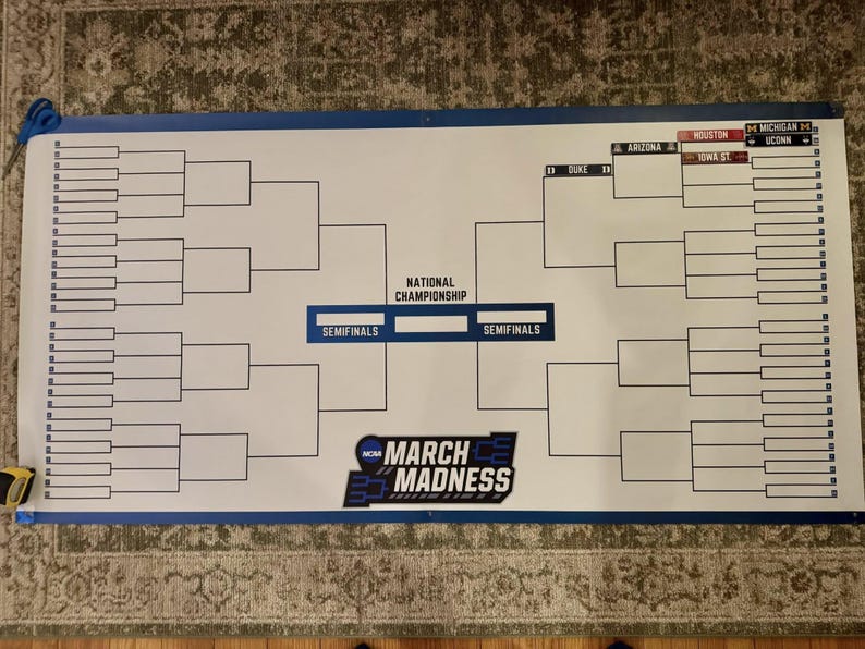 2026 Women’s March Madness Nameplates | Printable NCAAW Bracket Labels ...