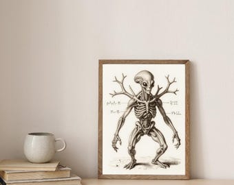 12 Aliens Anatomische Teller