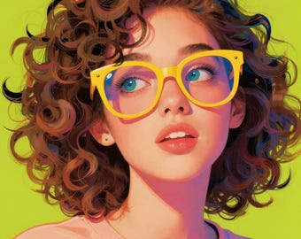 Pop Art Frauen Portraits - 5 Wandbilder