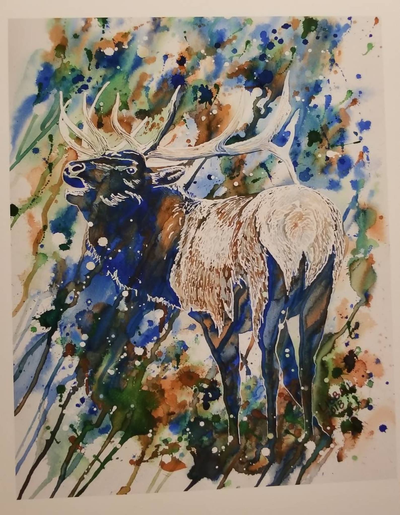 11x14 Elk Dream giclee print Etsy