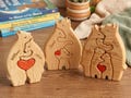 Personalized Wooden Bear Family Puzzle | Custom Christmas Family Name Keepsake | New Parents Gifts product logo