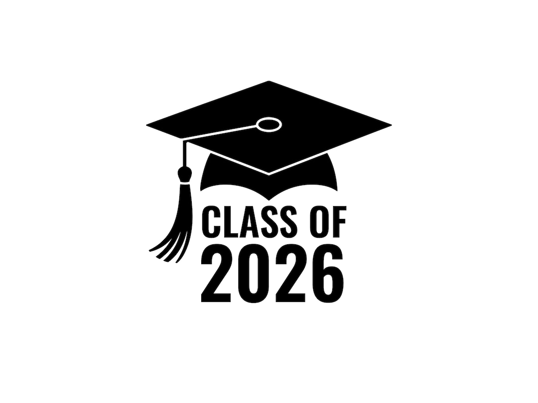 Class of 2026 Graduation Cap SVG, Senior Graduate Cut File (digital ...