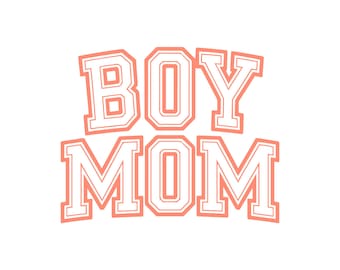 Diseño SVG PNG de madre de niño / Diseño de contorno universitario (descarga digital)