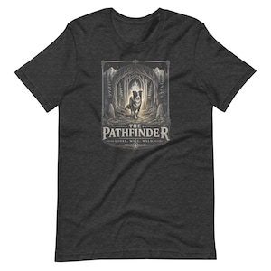 Border Collie T-Shirt | The Pathfinder | Linocut-style Graphic | Forestcore Art | Gift for Dog Lovers image 7