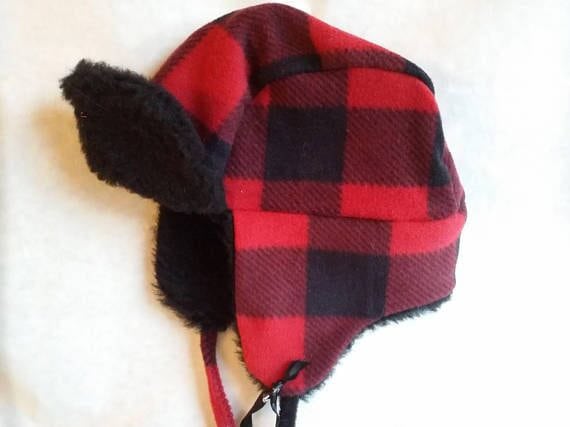 Plaid Trapper Hat UK