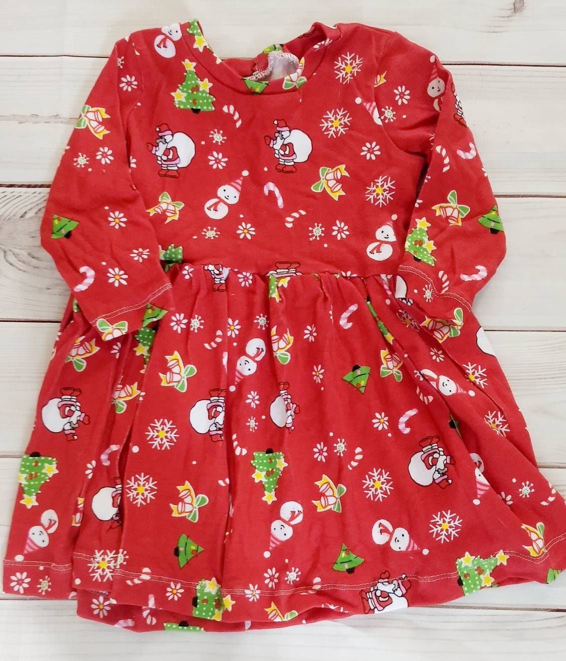 Christmas Dress in a Holiday Print in a 