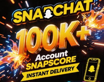 100k Snapscore Account |Hauptsitz| Snapchat 100.000+ Punkte | Schnelle Lieferung