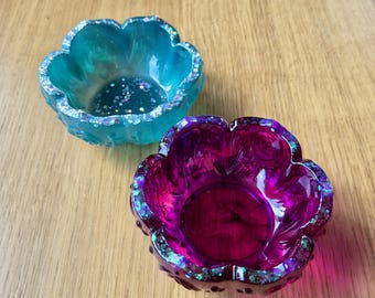 Epoxid Schale, Lotus Blume, Schüssel, Schmuck Schale, Dekoschale