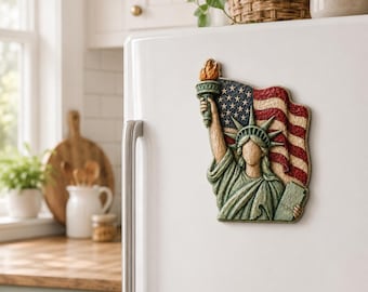 USA 250th Anniversary Magnet | Patriotic Fridge Decor | 1776–2026 Independence Day Magnet | 4th Of July Gift | Memorial Day Decoration