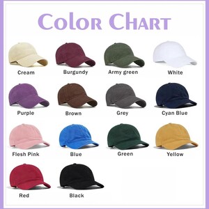 Make Your Text Great Again Hat, Custom Text Embroidered Red Hat, MAGA Baseball Dad Cap, Funny Unisex Hat, Personalized Hat with Your Text image 12