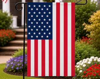 Bandera de jardín estadounidense / Bandera patriótica del 4 de julio / Bandera para porche del 250 aniversario / Decoración exterior del Día de la Independencia / Regalo del Día de los Caídos