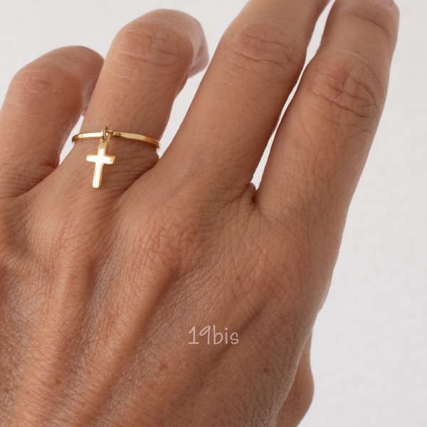 Cross Ring Etsy