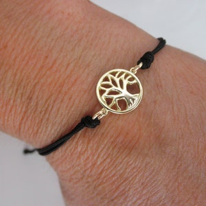 Gold  tree of life  bracelet