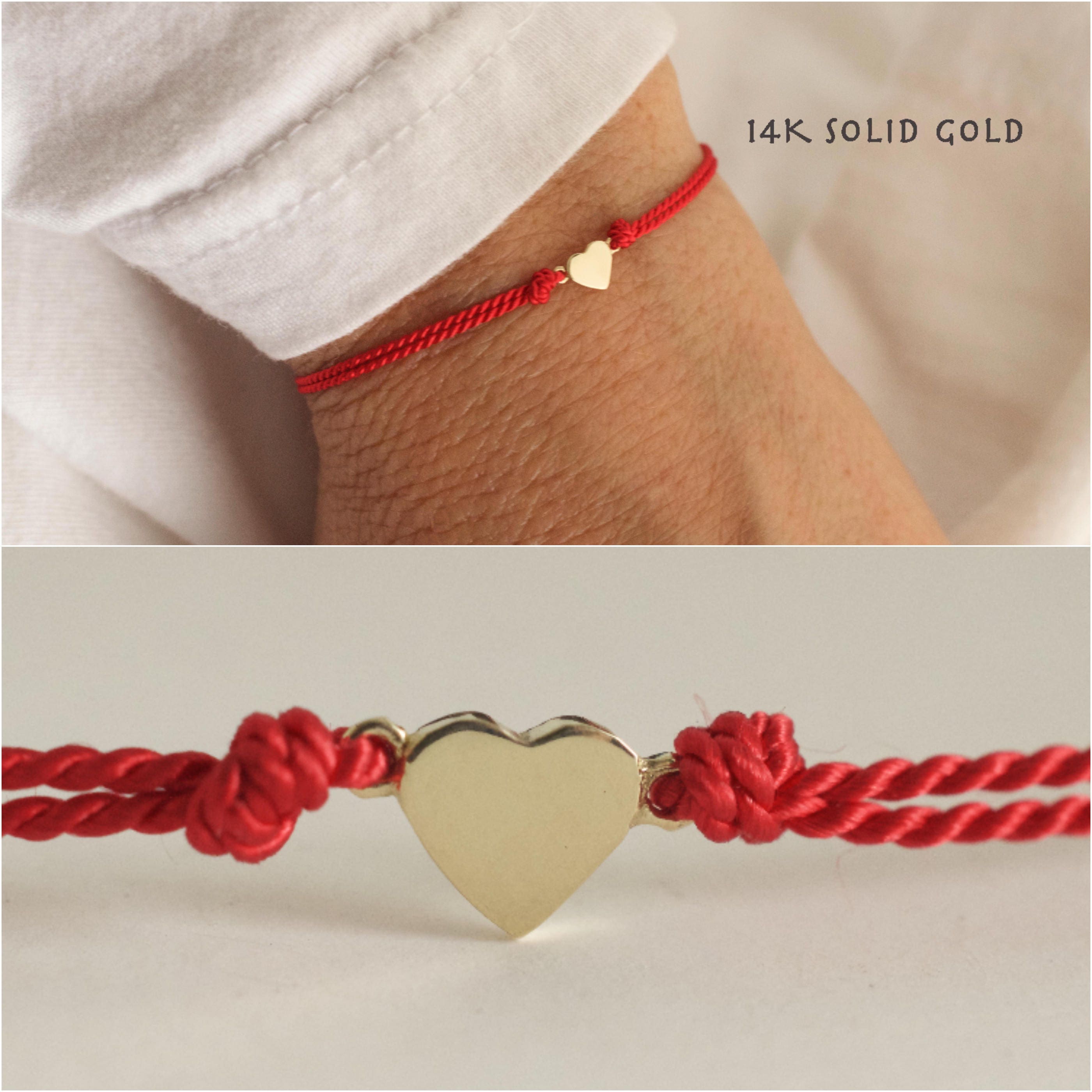 Diamond Open Heart Bracelet 14K – LeMel