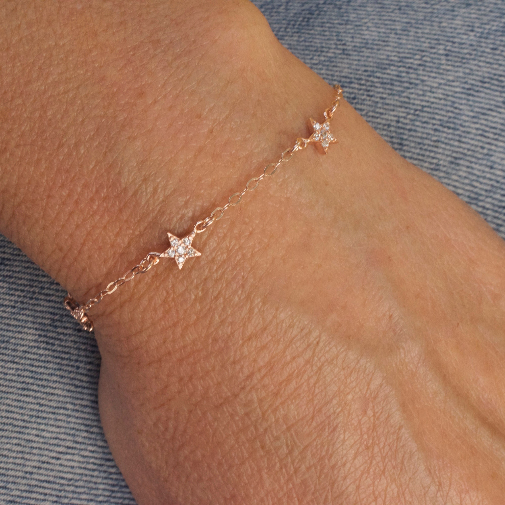 ブレスレット Mini Star Charm Bracelet #7934 CMB-399GD_1.jpg?v=1676581421&