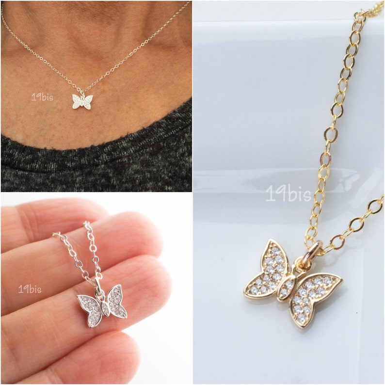 Jewelry Making Butterfly With Pave White Zircon Charm 925 Sterling Silver Gold Jewelry Making Butterfly With Pave White Zircon Charm 925 Sterling Silver Gold