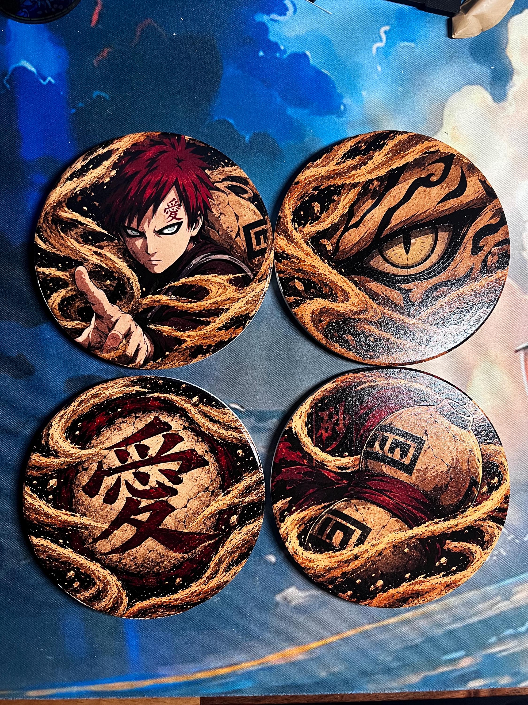 Naruto Coasters - Etsy