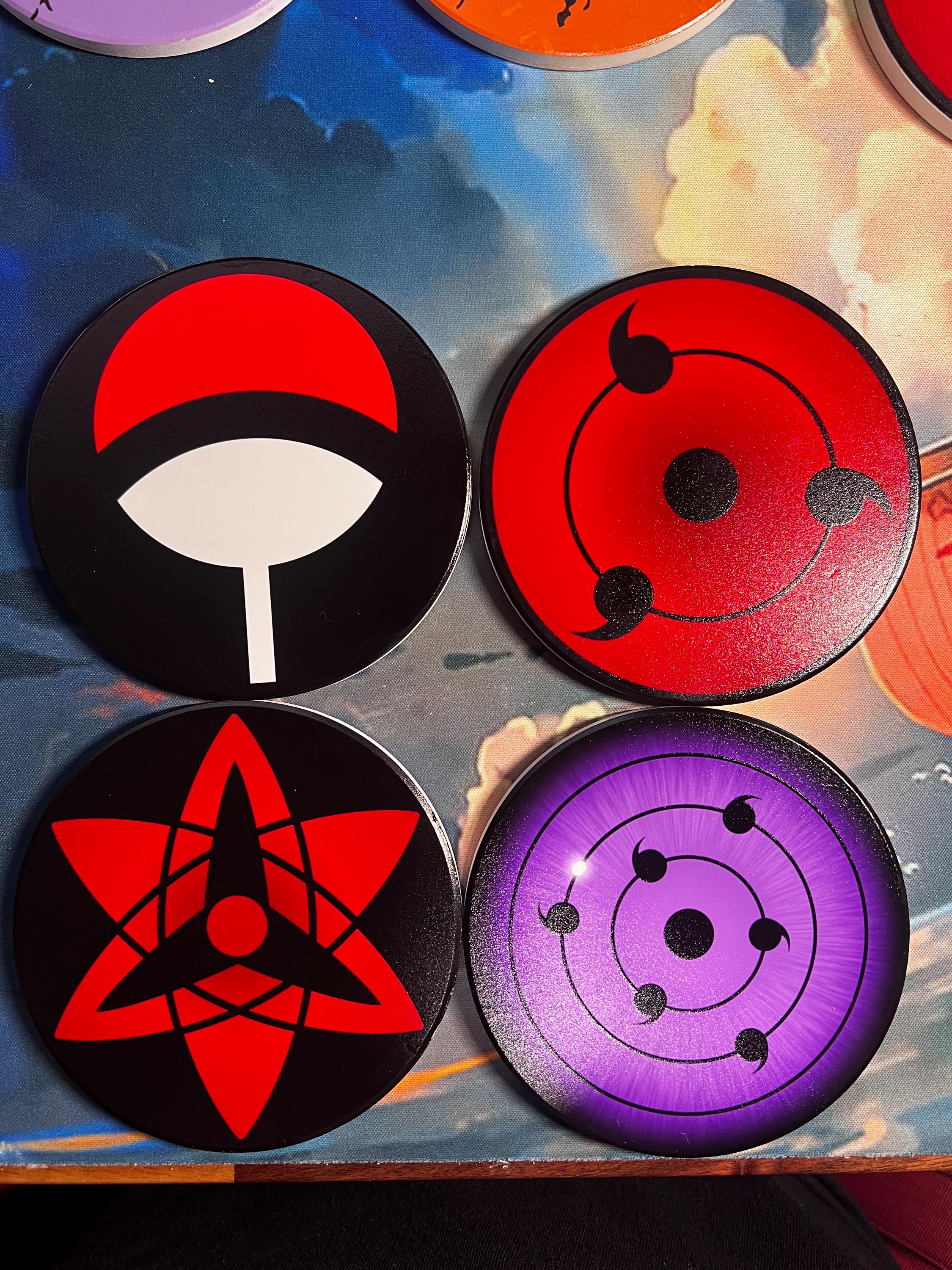 Naruto Coasters - Etsy