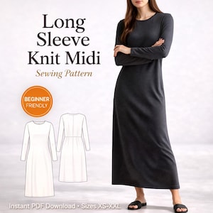 knit swing dress pattern Swing dress pattern + easy sewing tutorial