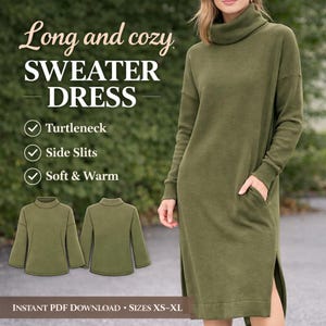 Cozy Sweater Dresses - Etsy