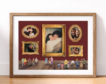Custom Museum of Us Poster – Horizontal Editable Canva Wall Art – Personalized Photo & Memory Keepsake – 4 Sizes