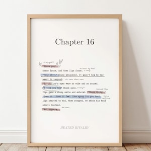Heated Rivalry Quote Poster - Ilya Rozanov & Shane Hollander Wall Art - Hockey Romance Book Print - Printable Digital Download - 4 Sizes