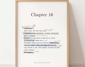 Heated Rivalry Quote Poster - Ilya Rozanov & Shane Hollander Wall Art - Hockey Romance Book Print - Printable Digital Download - 4 Sizes