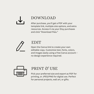 10 Things I Love About You Poster – Personalized Couple Photo Template – Editable Love List Poster – Canva Download – 4 Sizes image 13