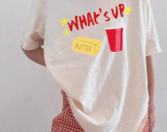 Comfort Colors Butter Shirt | Funny Butter Tee | Stick Of Butter Shirt | Oversized Graphic Tee For Women | Meme T-Shirt