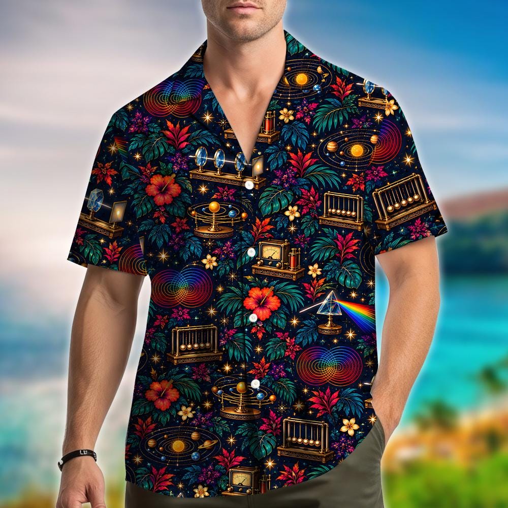Science Hawaiian Shirt - Etsy