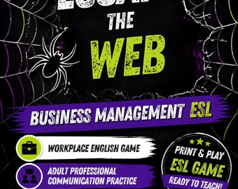 Escape the Web | Business Management ESL Game | Workplace English for Adult Learners | Professional Communication Practice