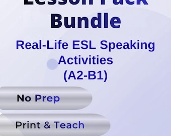 Social Media English Bundle | ESL Worksheets, Role Play Cards & Marketing English A2 -B2 Speaking and Writing Activities