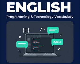 Coding Concepts English | ESL Tech Vocabulary Worksheets | Programming English Activities | Coding English for ESL Learners