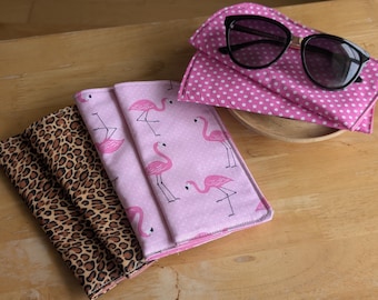Étui à lunettes de soleil fait main – Support à lunettes rembourré et souple